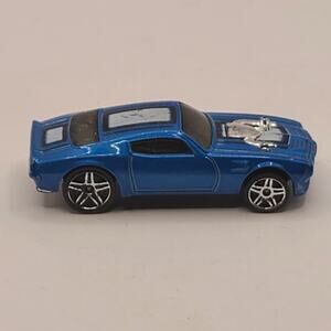 2007 Hot Wheels #16 New Models 16/36 '70 PONTIAC FIREBIRD Blue - Loose